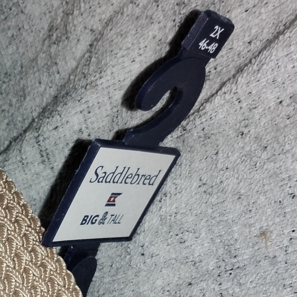 Saddleback Men Khaki Braided Woven Stretchable Classic SIZE:46-48 Big/Tall Belt. - Picture 3 of 5